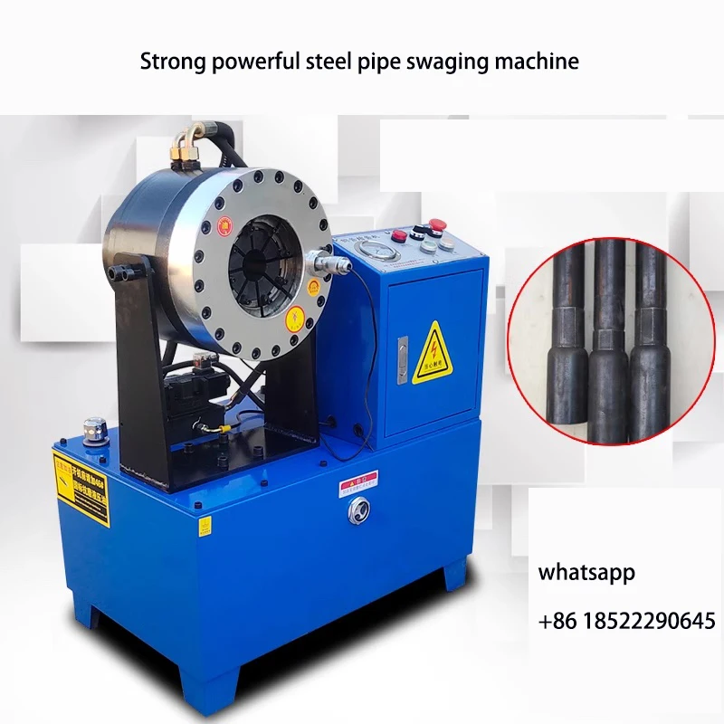 400 tonnage Strong 2 inch Professional hydraulic shrink swaging machine vertical horizontal dual-purpose steel pipe presses