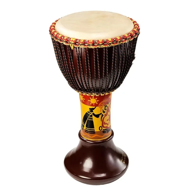 

Wholesale Peacock Djembe Goat Skin Hand Drum Factory Direct