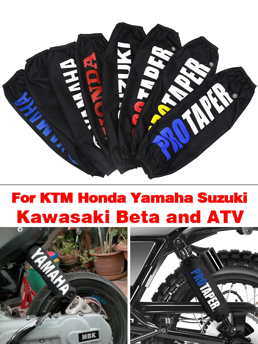 AliExpress PRO AODB 27cm 35cm Motorcycle Front Rear Shock Absorber Suspension Protector Protection Cover For All Dirt Pit Bike Quad Scooter ATV