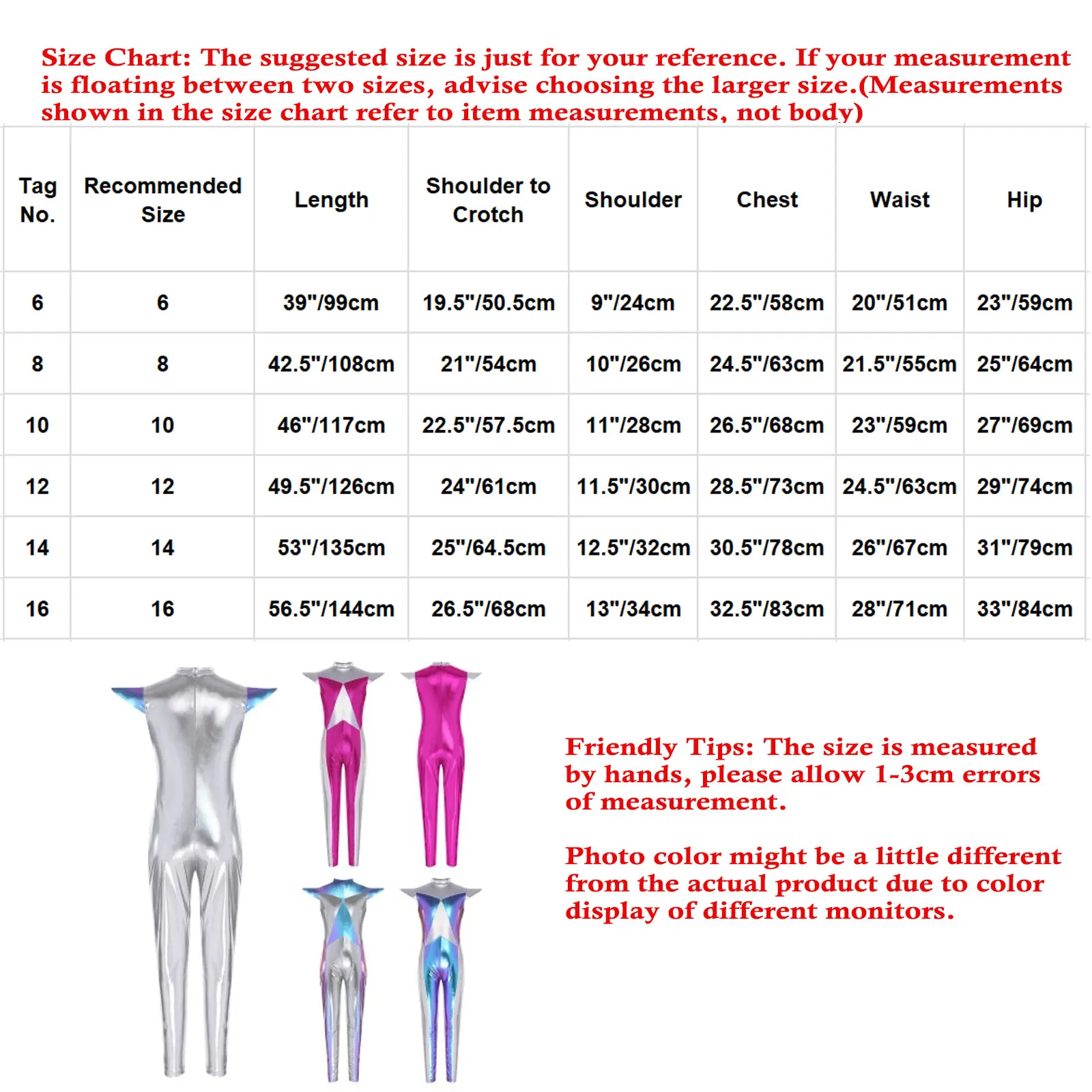 Dziewczęcy Błyszczący Metaliczny Kostium Halloweenowy Alien Kosmos Cosplay Bez Rękawów/Długi Rękaw Kombinezon Przebranie na Imprezę Świat Przyszłości