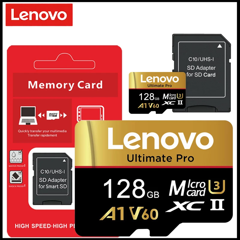 Lenovo 1TB High Speed Memory Card V60 U3 Flash Cards Micro SD Card For GoPro Action Camera Drone 4K Full HD Performance TF Card image 3