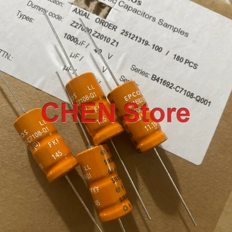 10-ピース-ロットオリジナル-epcos-b41692-1000uf-40v-14x30mm-sikorel-125-アキシャル電解コンデンサ-b41692c7108q-送料無料