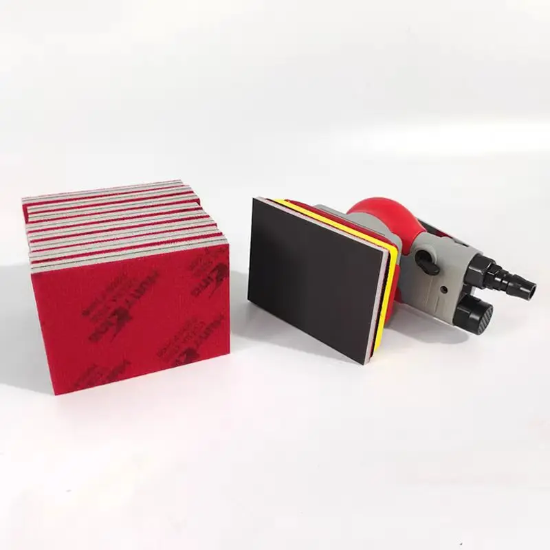 

Hunting 75x100mm Red Square Sponge Sandpaper Dry Sandpaper for Car Polishing Putty Paint 400-2000 Grit Car Care Accessories