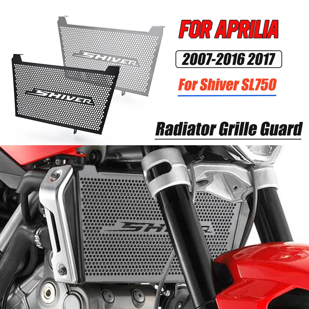 

Motocycle Radiator Grille Cover Water Tank Guard Protection FOR Aprilia Shiver SL750 2007 - 2011 2012 2013 2014 2015 2016 2017