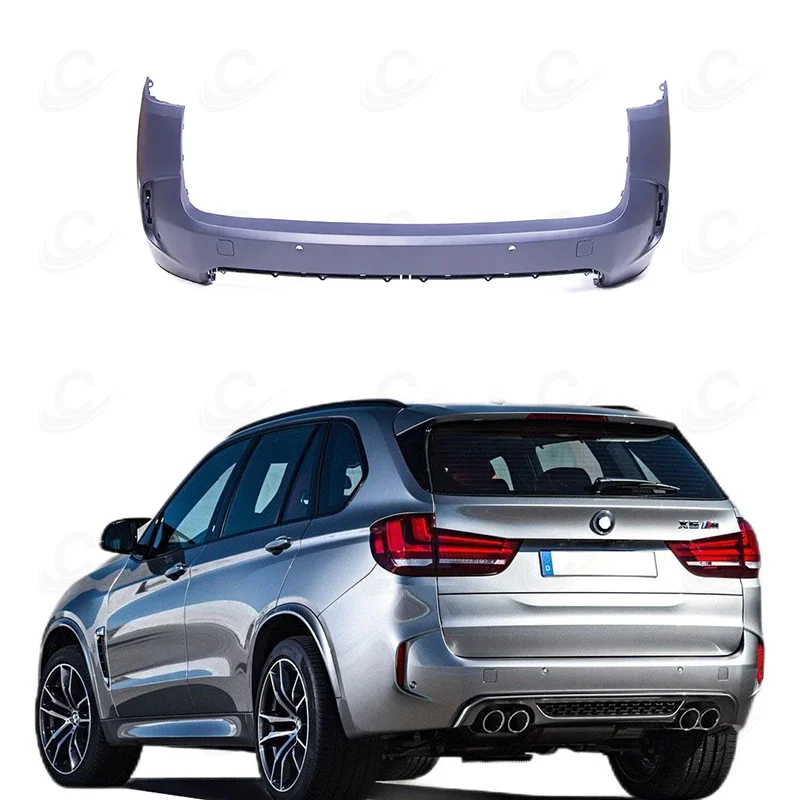 

2014-2018 F15 X5 изменить на m широкий Кузов для Bmw M Стиль автозапчасти задний бампер