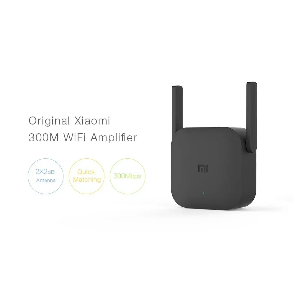 Xiaomi mijia موزع إنترنت واي فاي مكبر للصوت جهاز توجيه احترافي 300 متر شبكة موسع مكرر موسع الطاقة Roteador 2