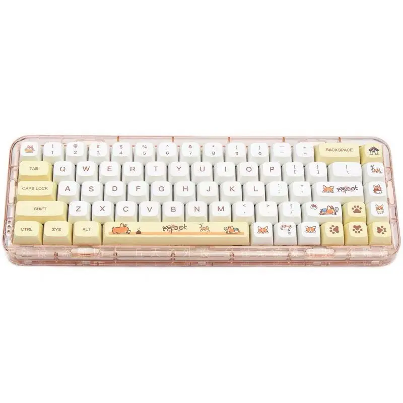 كورجي Keycap PBT صبغ التسامي الشخصي XDA 135 مفاتيح التبديل MX الكرز لتقوم بها بنفسك تخصيص تخطيط Filco لوحة المفاتيح الميكانيكية