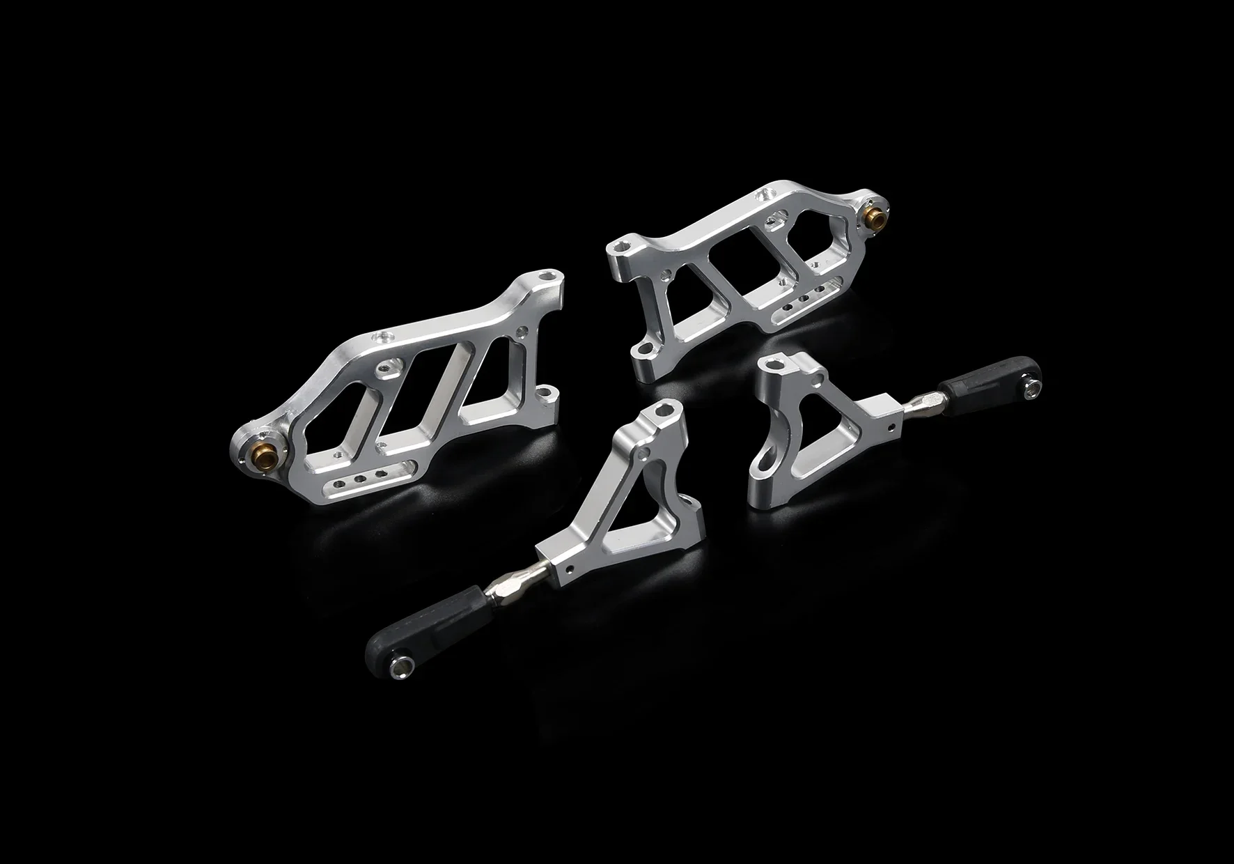 Alloy CNC Front or Rear Suspension Arm Set Fit for 1/6 HPI FG Monster Hummer Truck ROFUN ROVAN Big Monster RC CAR Toys PARTS