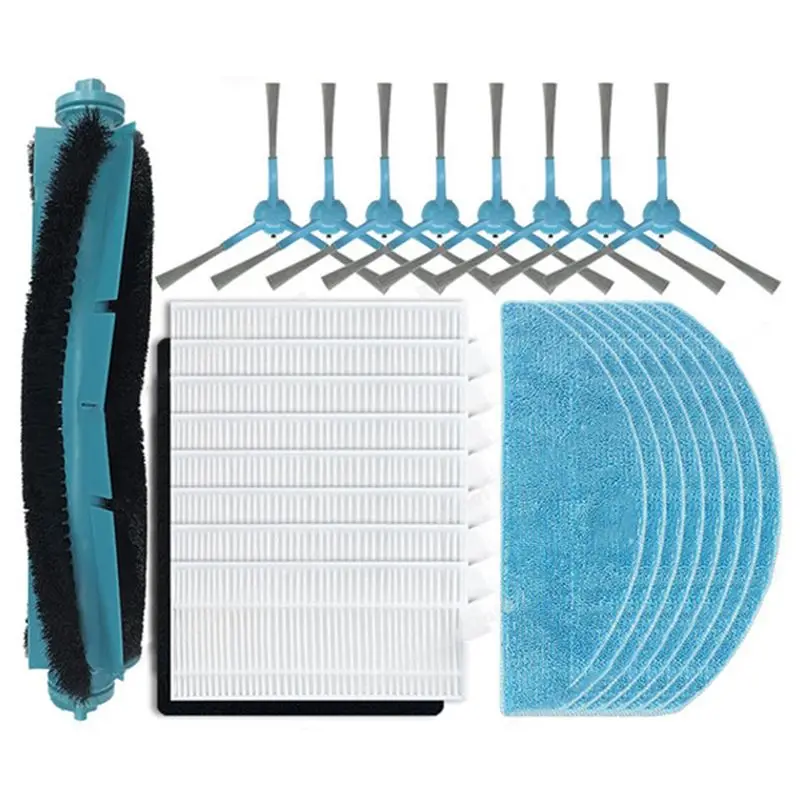 

AT21-Accessories Kit For Conga 7490 Immortal Series / 8290 Immortal Series Main Side Brush Hepa Filter Mop Cloth Vacuum Parts