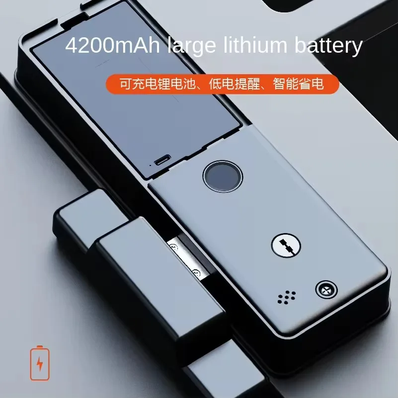 Smart WIFI Tuya Biometric Access Control System 3D Facial Recognition Fingerprint Door Lock for Wood Doors Remote Unlock-TTlock