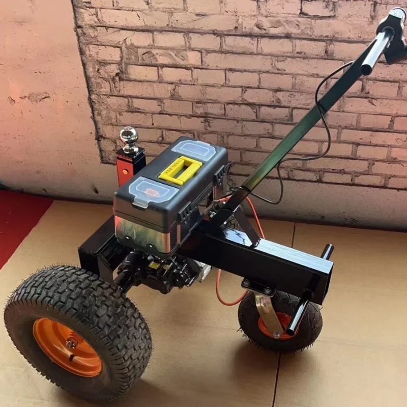 

Электрическая тележка-перевозчик прицепов 1.3т с регулируемым двигателем, усиленная тележка для кемперов и караванов с шаровой опорой 2 дюйма