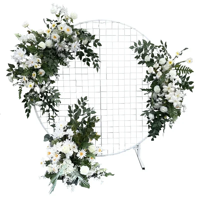 Silk Floral Wedding Arch Decor 5