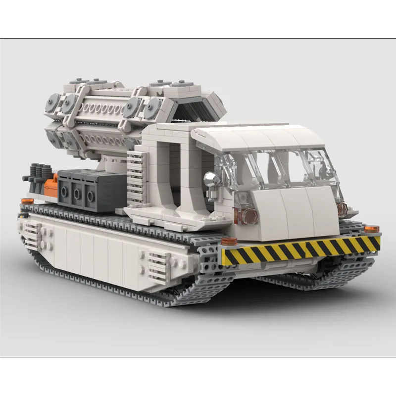 City Traffic MOC-274909 New Mobile Radar Station Crawler Model, 806 Parts, Creative Custom Birthday and Christmas Toy Gift