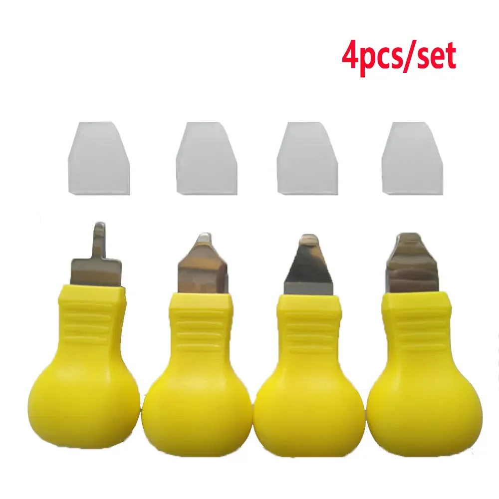 4pcs/set Car Key Shell Remove Tool Open Remote Shell Tool Car Remote Case Repair Tools Kit Locksmith Tool for KEYDIY VVDI JMD KD
