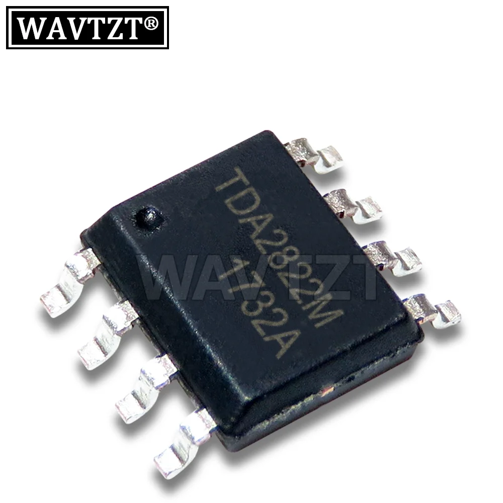 10PCS 100% New TDA2822M DIP8 SOP8 TDA2822 2822M Dual Low-Voltage Power Amplifier IC DIP SOP Chipset In Stock