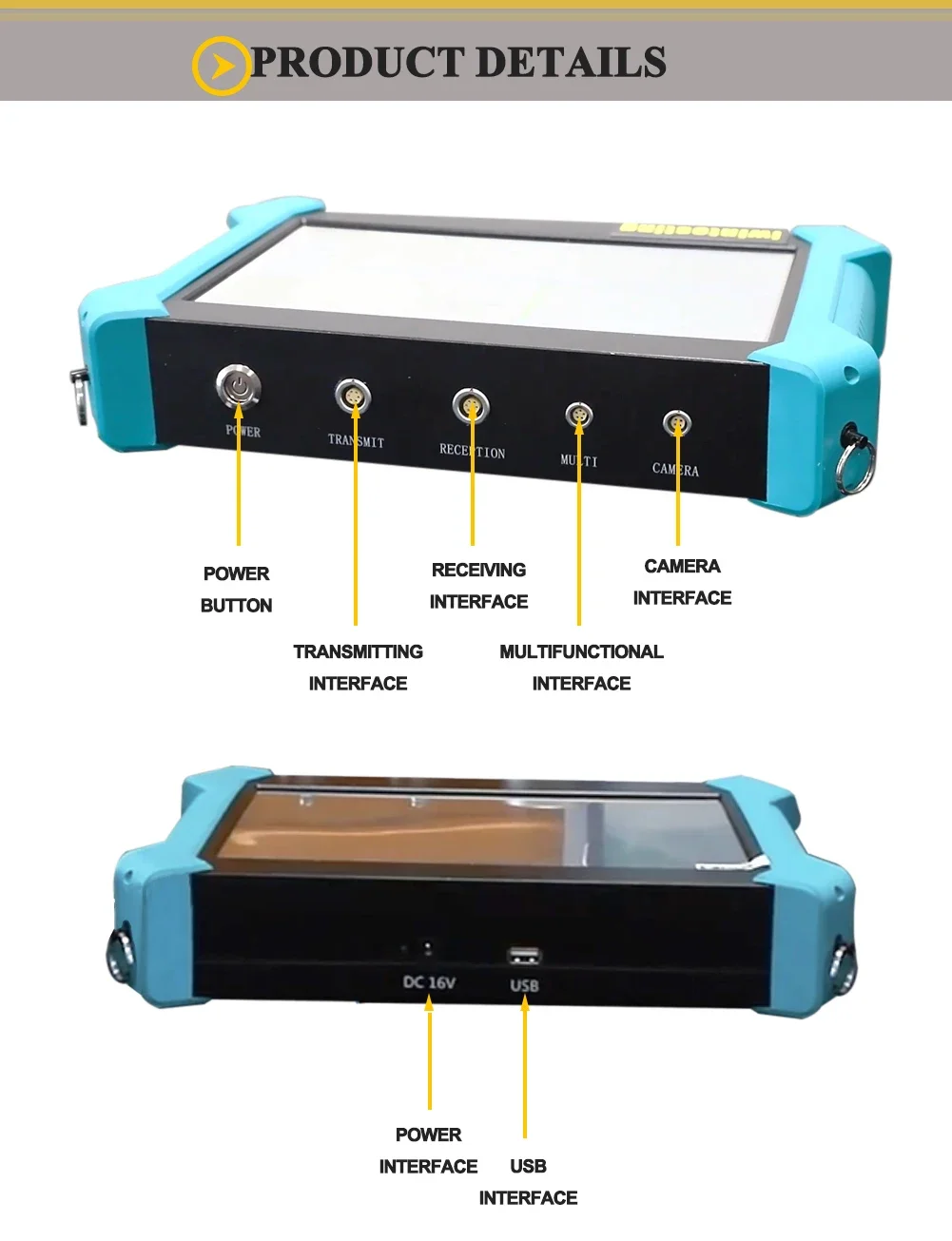 U910 High-Precision Digital Pulse Elocity Testing Equipment with Ultrasonic Wave Detection, Real Time Waveform Display