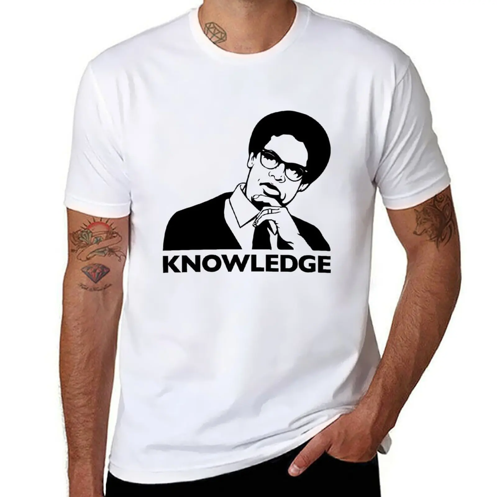 

Sowell Knowledge Vintage T-Shirt t shirt men 100% cotton luxury brand t shirt man plain T-Shirt