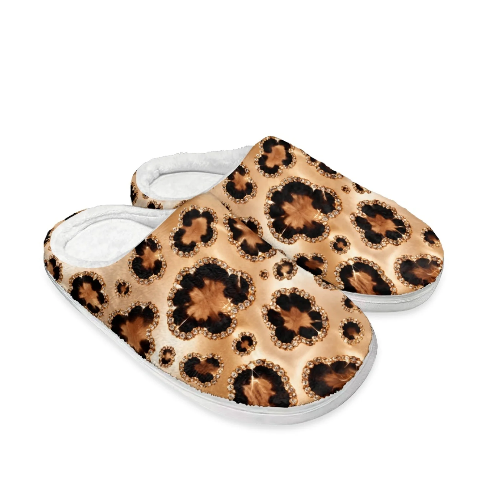 PENSTROLL Leopard Print Lightweight Home Shoes Freelancer Home Shoes Wfh Cozy Essentials Slippers