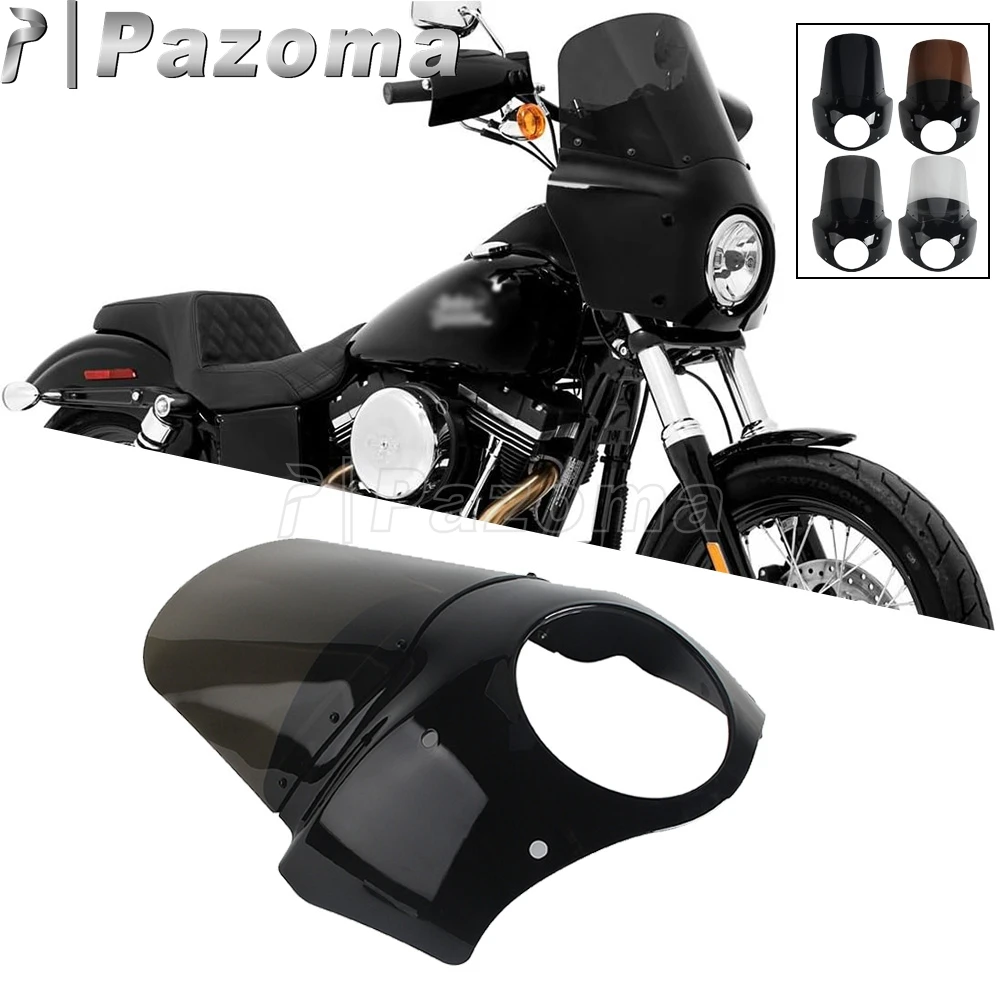

Club Style Headlight Fairing Motorcycle Front Windshield Cowl For Harley Touring Road King FLHR 1994-2023 Special FLHRXS 2017-25