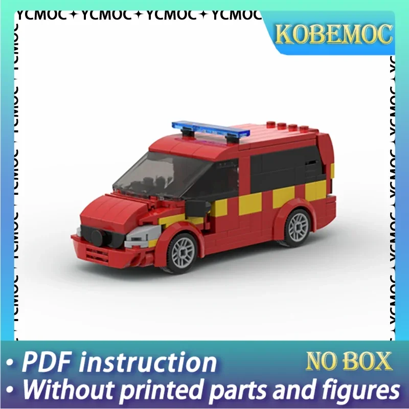 

Строительные блоки YcMoc, Лондонская пожарная бригада, командная машина, модель автомобиля, технология, кирпич, фирменный автомобиль, игрушка «сделай сам», подарки для детей