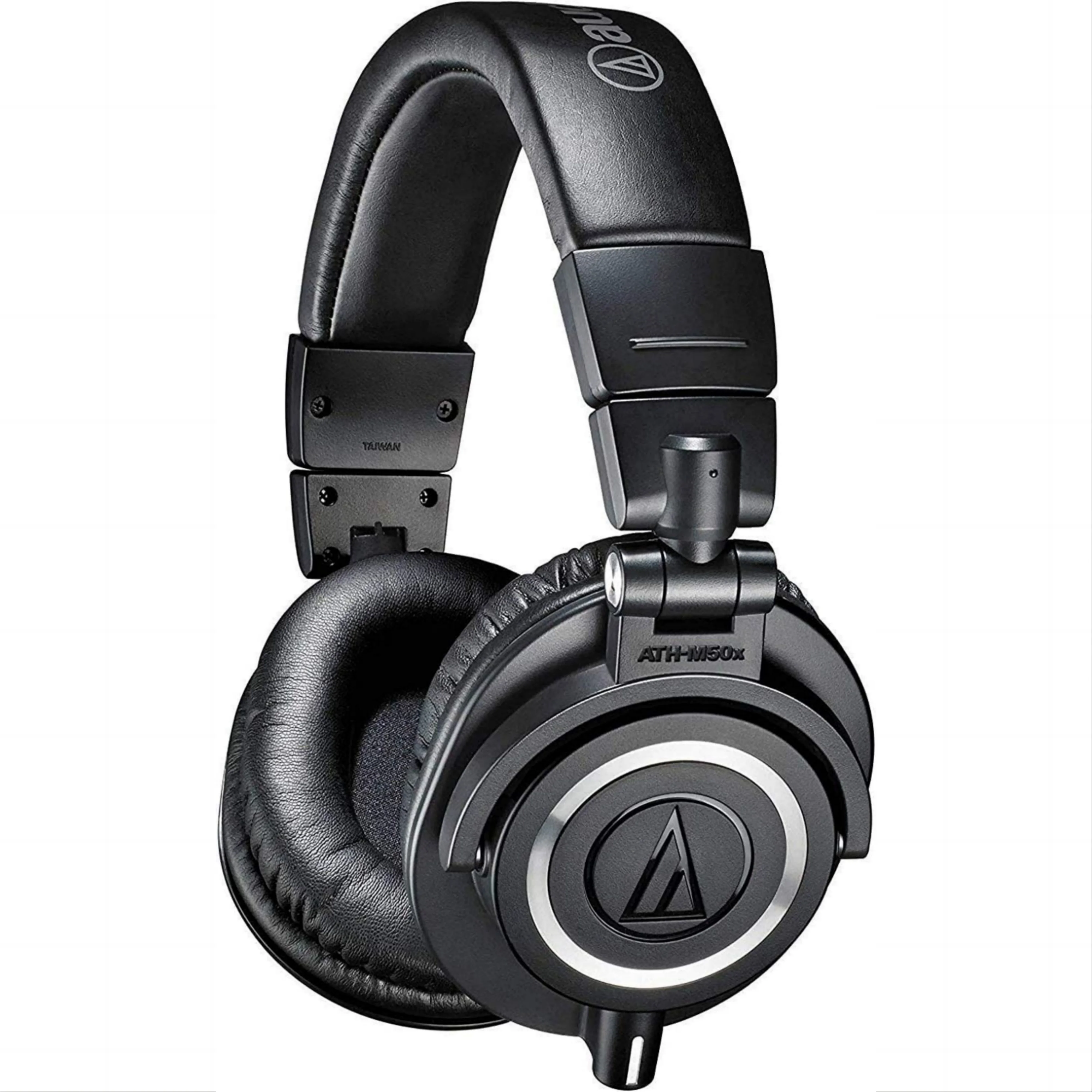 

For Audio-Technica ATH-M50X Professional Studio Monitor Headphones, Black/white, Professional Grade, with Detachable Cable