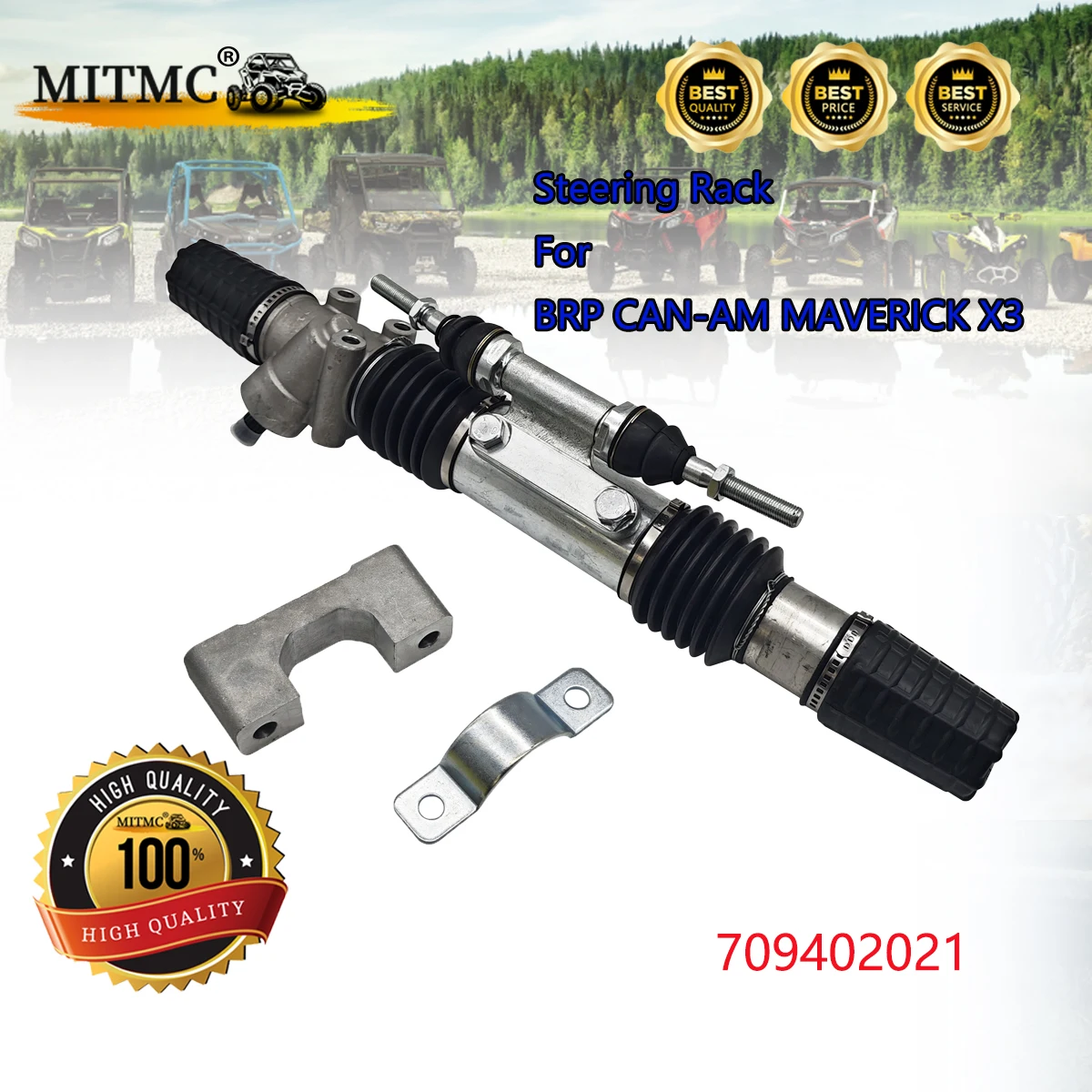 

Высококачественная рейка и рулевое управление, рулевая рейка для BRP Can*AM MAVERICK X3 Maverick Turbo ATV UTV 709402021
