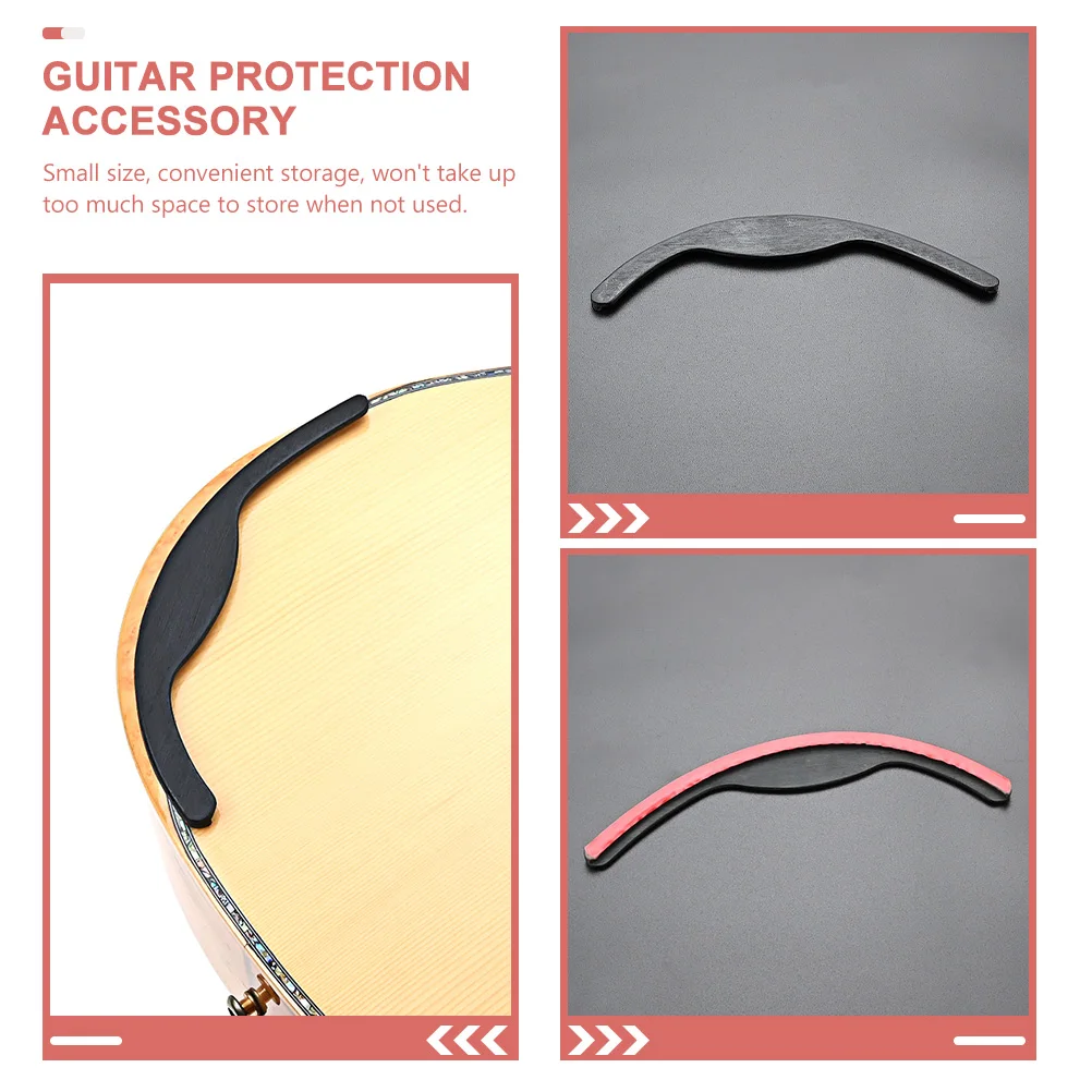 

Wooden Armrest Hand Rest Acoustic Protection Accessory Guitar Part Easy Install Small Size Storage Guitar Accessory