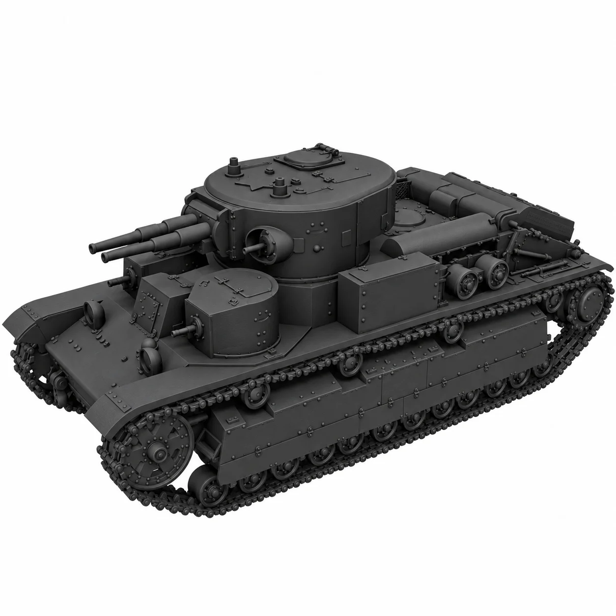 Model Kit Tank - SSMODEL1/72/ 1/100 1/144 1/200 Multi-Scale T-28