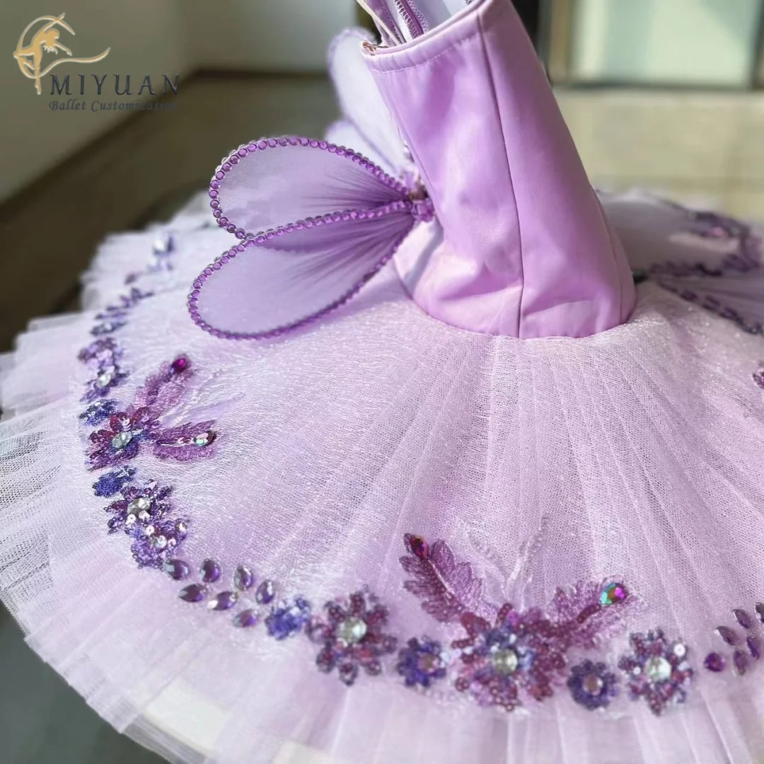 2023 Sleeping Beauty Lilac Purple Fairy tutu for adults and children Professional performance competition women costume customiz