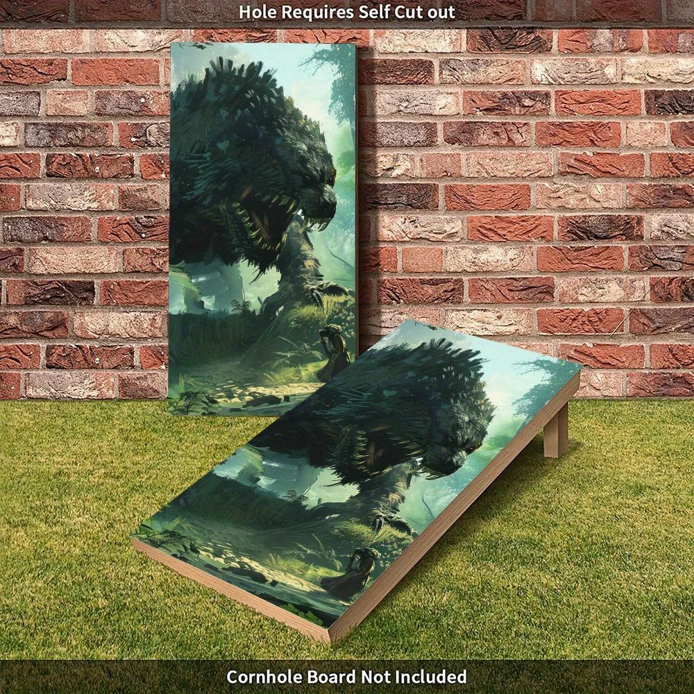 ملصق Lost in The Forest، شارات رمل من الفينيل المسطح ثنائية الأبعاد - صديقة للميزانية وقيمة عالية، خالية من الفقاعات وسهلة اللصق #3