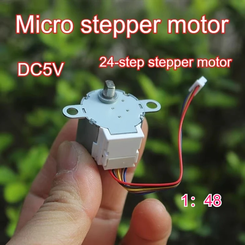 

24 stepper motor DC5V 1:48 deceleration stepper motor wind guide motor with low noise for automation