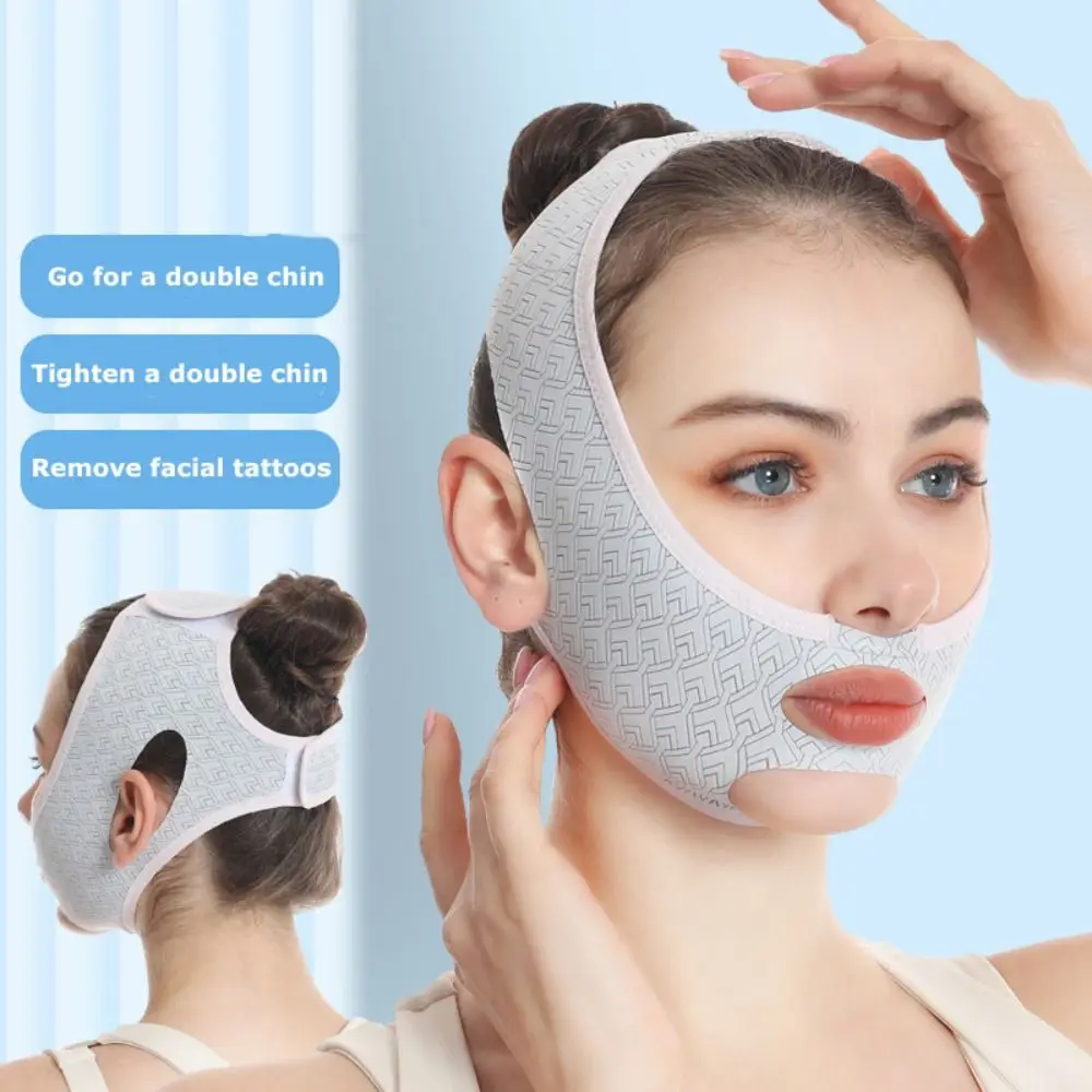 Lift Sagging Fade Nasolabial Folds V-Face Double Chin Disappear Facial Care Beauty Tool Protect Mask Face Thinning Bandage