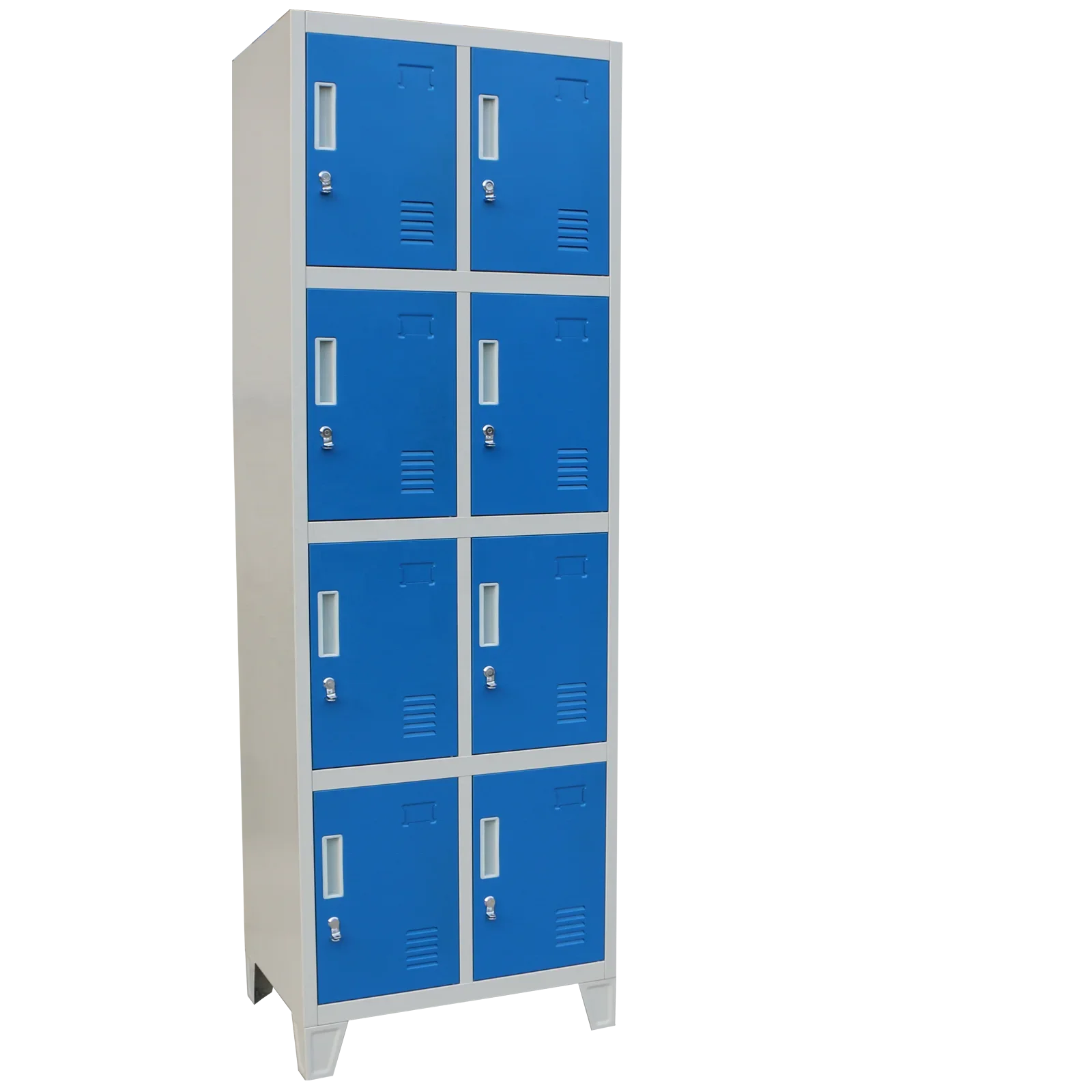 8 Door Steel Wardrobe/ Metal Locker/ Staff Cupboard JF-2B4A with feets