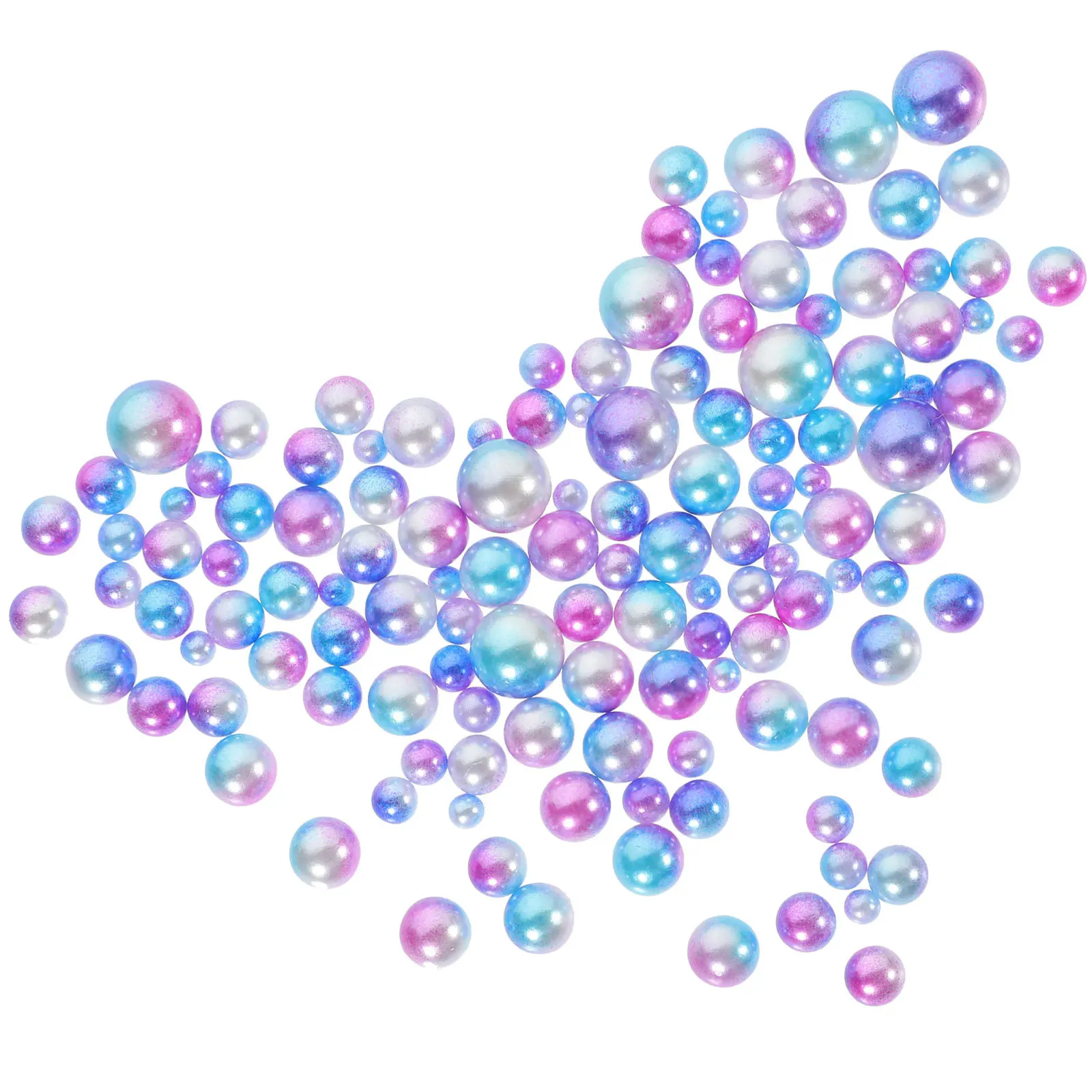 1 sacchetto di perle finte senza foro riempitivo per vaso rotondo liscio per centrotavola artigianato fai da te decorazione porta pennelli per trucco artificiale