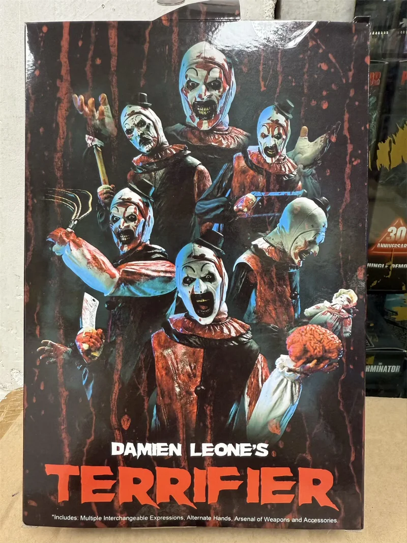 Neue NECA Art The Clown Figur, Damien Leones Terrifier Actionfigur, Modellspielzeug mit Beweglichen Gelenken, Neujahrs-Geschenk – Detail 12