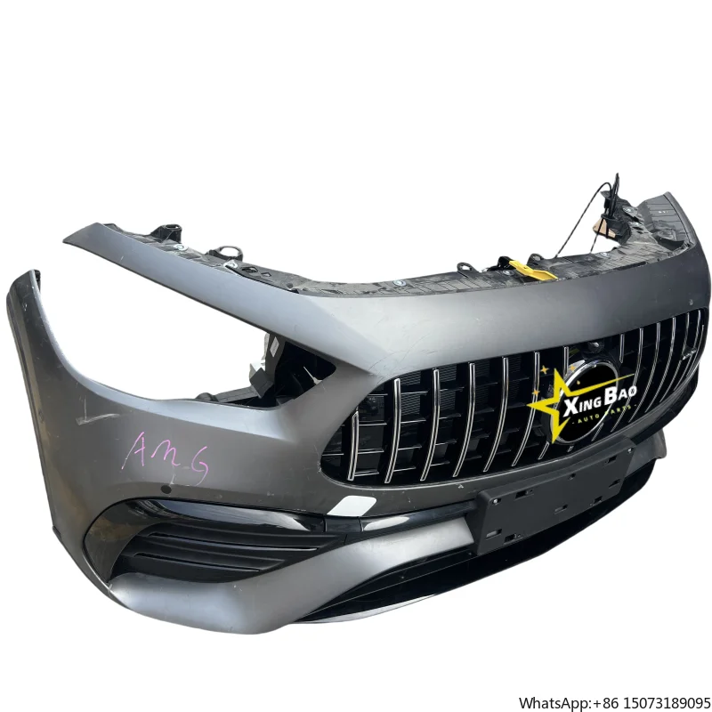 

Оригинальный передний бампер в сборе с решеткой для Mercedes-Benz GLA180, GLA200, GLA220
