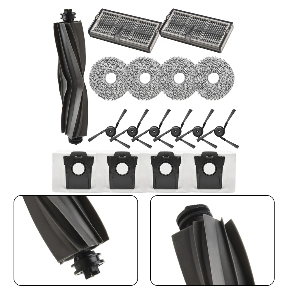Replacement Accessory Kit for Dreame for l40 Ultra AE/CE Robot Vacuum Main Brush Side Brushes HEPA Filter Mop Cloths Dust Bags