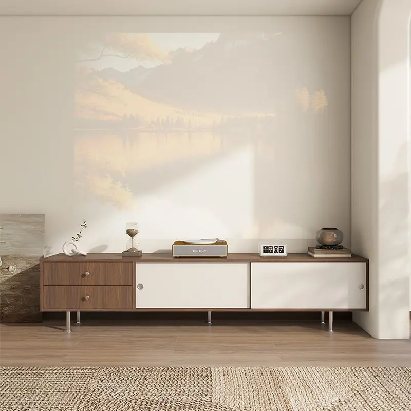 

Solid wood storage living room floor TV bedroom household 0 high floor cabinet