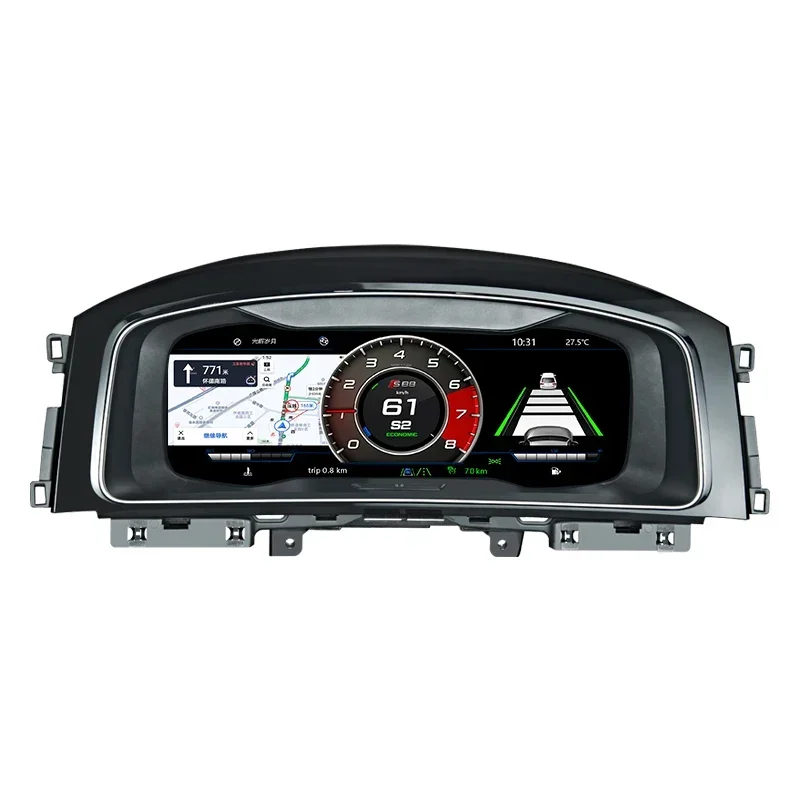 

Linux System 12.3'' car virtual cockpit for VW Golf 7 Passat car digital cluster instrument