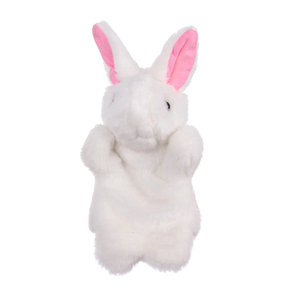 Plush Toy Animal Hand Puppets Rabbit Stuffed Storytelling Cartoon Gloves Baby Gifts