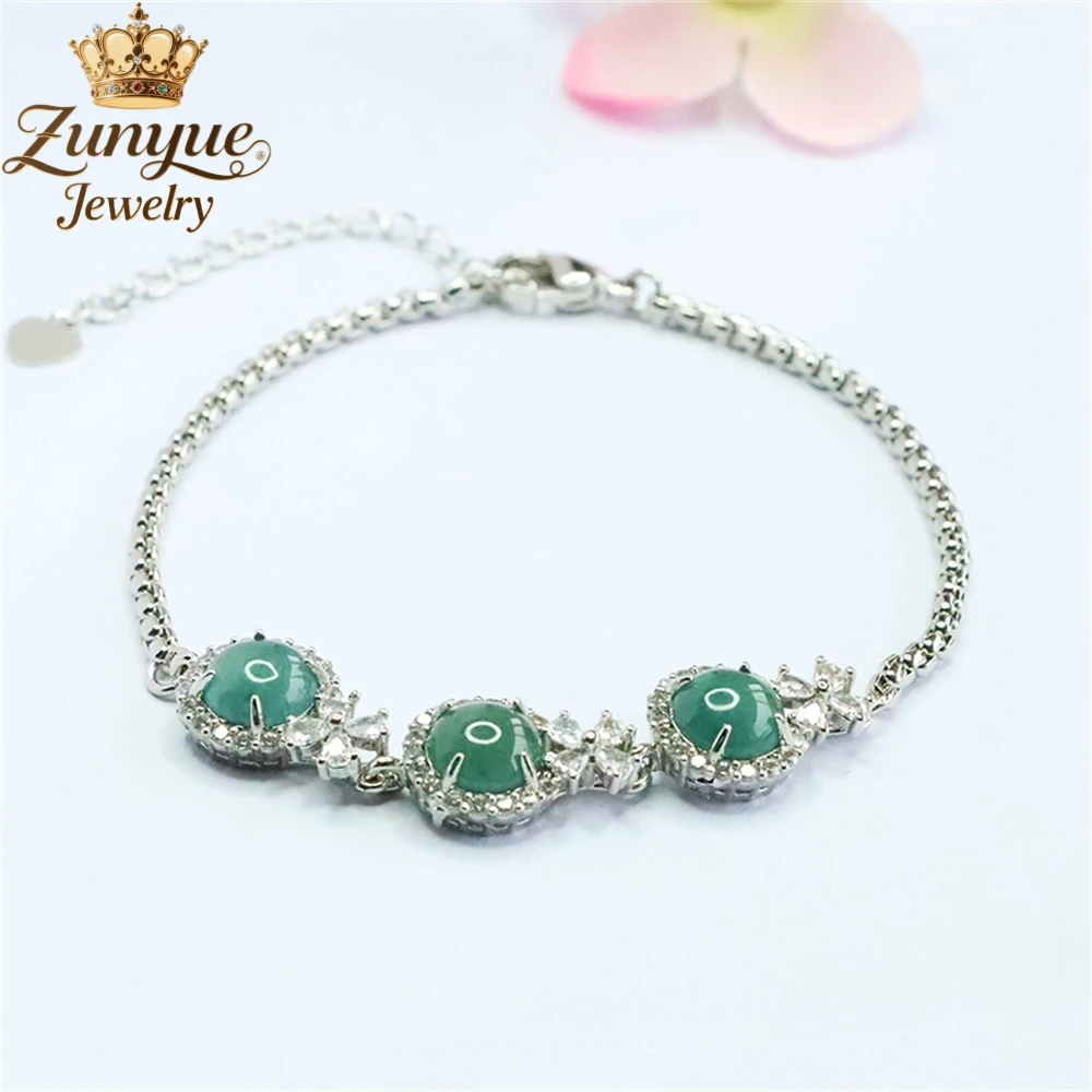 

Natural Jadeite Blue Water Princess Jade Bracelet Luxury Quality Jewelry Fashion Jewelry Exquisite Elegant Charms Popular Gift