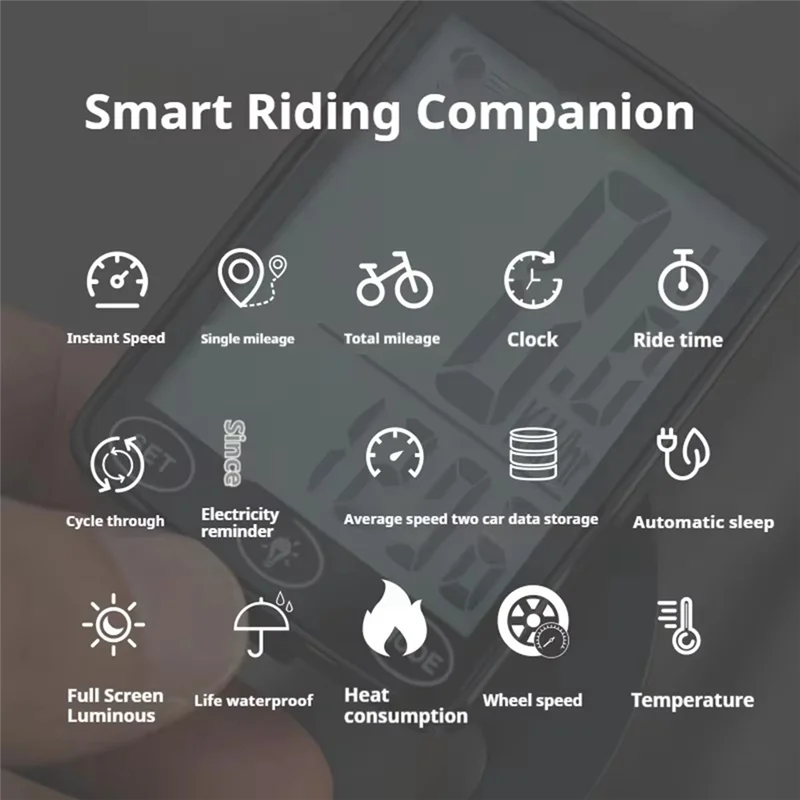 Wireless Bicycle Computer Touch Screen Bicycle Computer Mountain Bike Speedometer Cadence-Sensor Gps For Bike-N36R