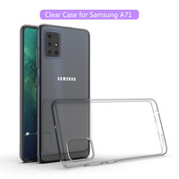 Clear Case for Samsung Galaxy A71 Transparent Soft silicone TPU Phone Case For Samsung A71 4G Back Cover A 71 A71 5G Clear Case