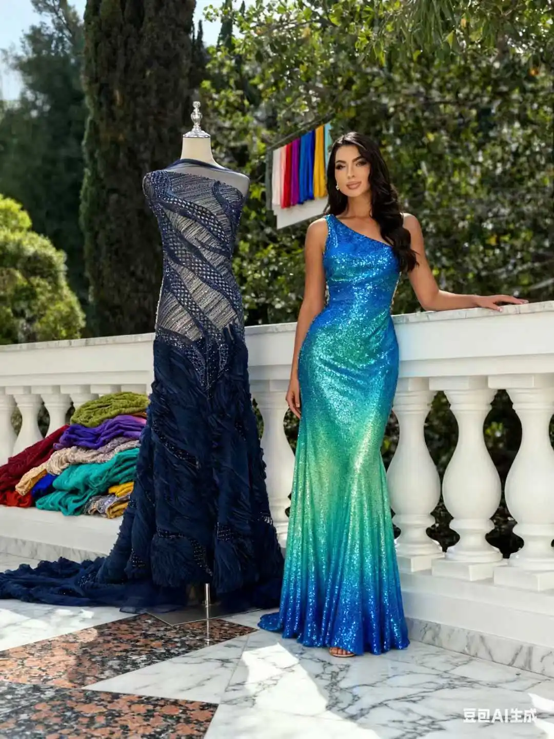 

Африканские 3D цветы и блестки 2024, последняя горячая распродажа, африканская французская вечерняя кружевная ткань, тюль, нигерийская ткань с бусинами для свадебного платья