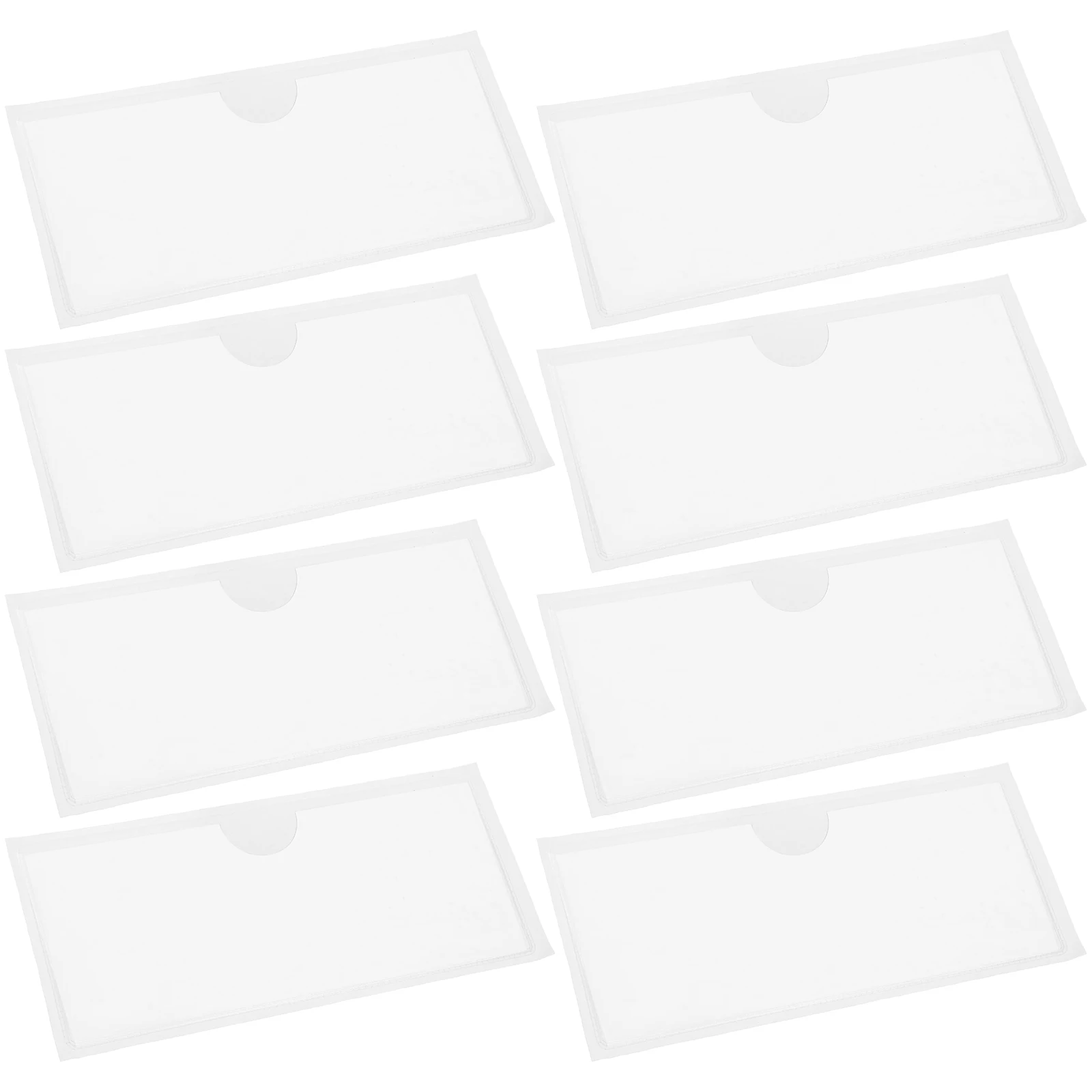 

10 Pcs Adhesive Label Bag Business Cards Classroom Library Organization