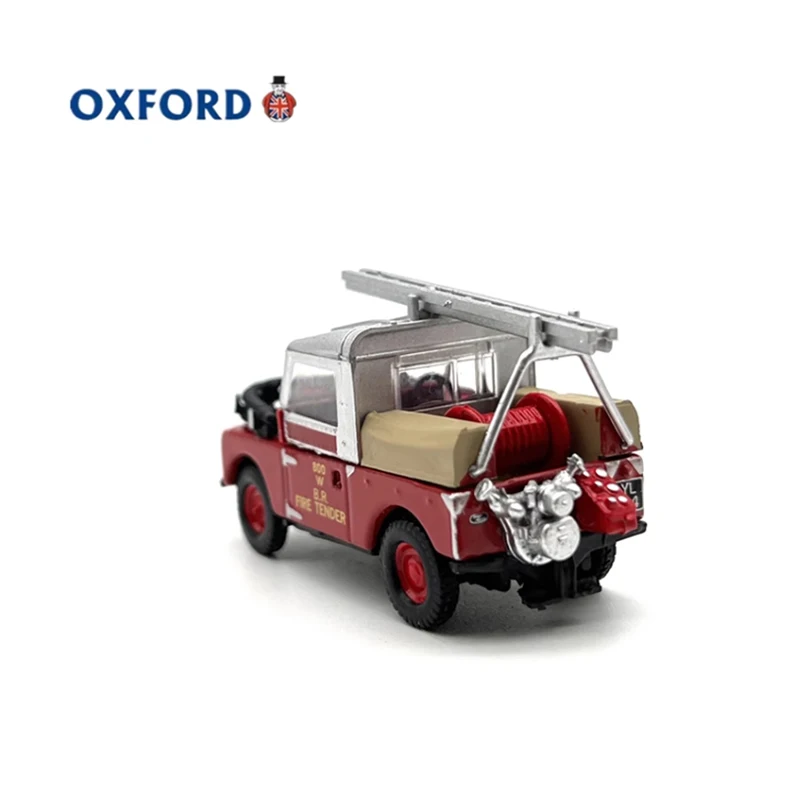 OXFORD Diecast 1:76 Scale 88 Fire Truck Alloy Classic Car Model Finished Product Simulation Toy Collection Static Model Ornament