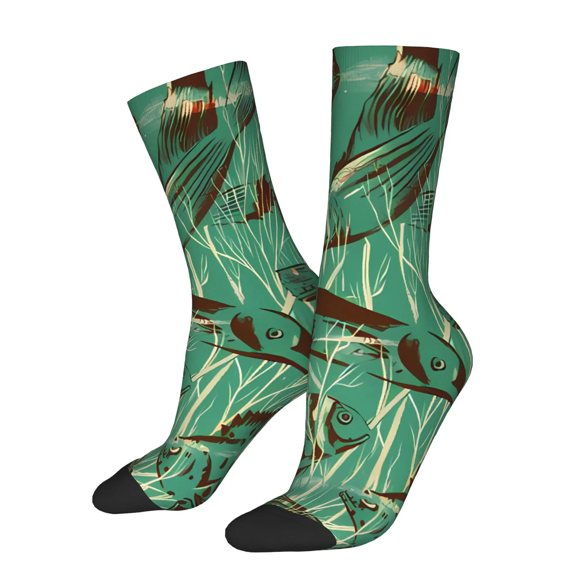 

Fish Marine Biology Socks Male Mens Women Winter Stockings Hip Hop