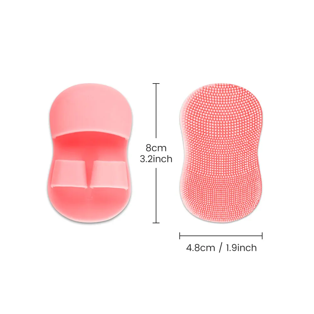 Silicone Nose Brush Facial Pore Cleaner Blackhead Massage Brushes Beauty Cleaning Tool Facial Nasal Scrub Pet Finger Toothbrush