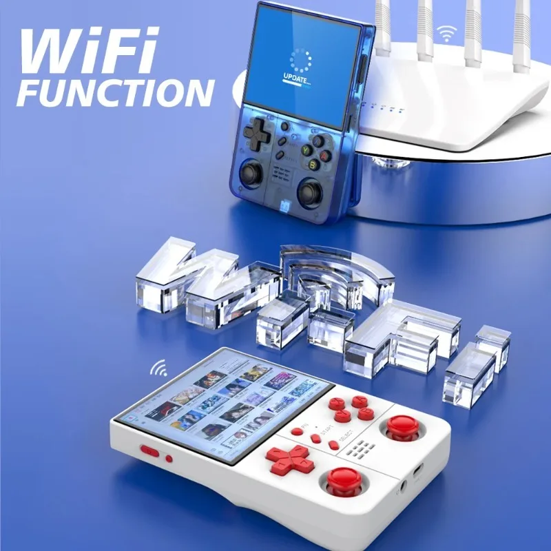 

Портативная игровая консоль R40XX Pro Max Retro с открытым исходным кодом, 4,2-дюймовым IPS-экраном, беспроводная, для видеоигр