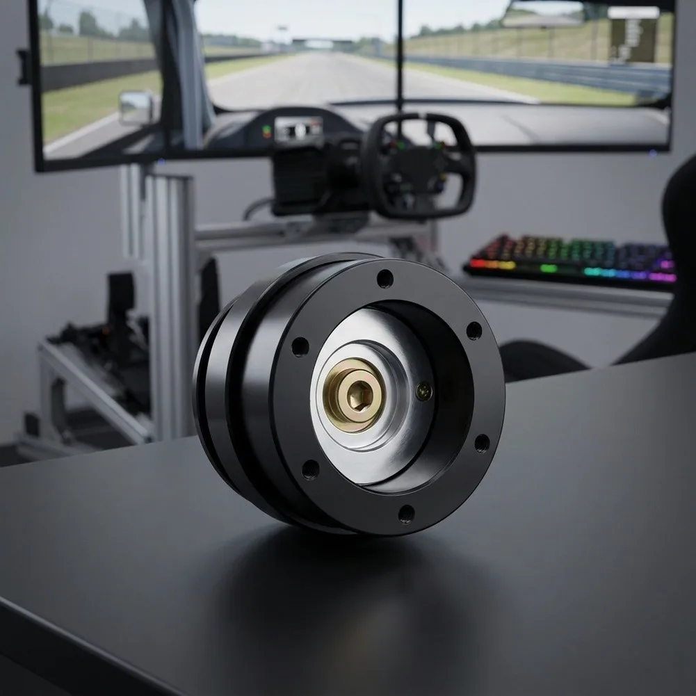 For Gameplay Control 70mm Racing Simulator Adapter Aviation Aluminum Alloy CNC Machined Lightweight Construction